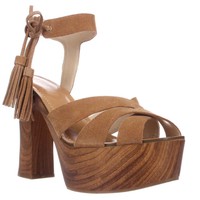 Guess Prenna Platform Tassel Sandals - Dark Brown, 11 Us on sale Guess Prenna Platform Tassel Sandals - Dark Brown, 11 Us on sale