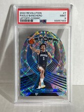2022-23 Panini Revolution Paolo Banchero Liftoff Cosmic #7 Rookie RC /99 PSA 9