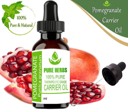 Pure Herbs Pomegranate 100% Pure & Natural Punica granatum Carrier Oil