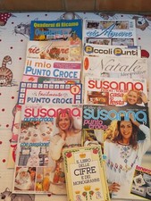 Lotto 10 riviste punto croce + 1 regalo