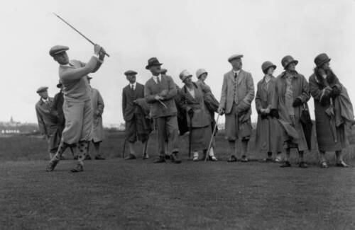 1926 American Golfer Bobby Jones Playing At St Annes Scotland Old Photo - Bild 1 von 1