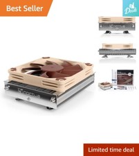 Premium Low-Profile CPU Cooler - Quiet Fan, Slim Design, Easy Installation