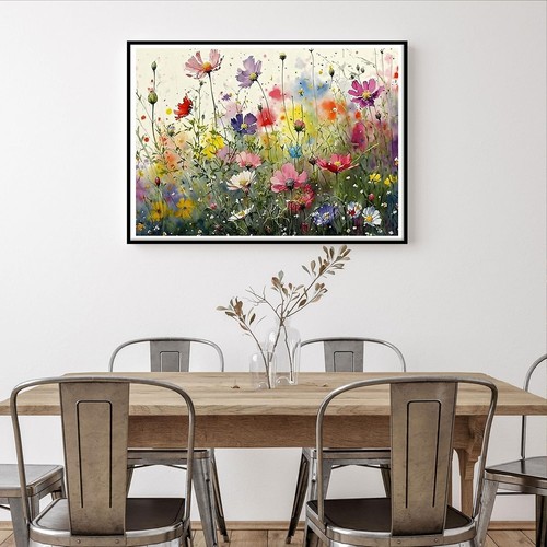 Flowers Diamond Painting Kits-Wild Flower Diamond Art for Adults Kids - Picture 2 of 7