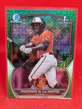 2023 Bowman Chrome Anderson De Los Santos Green Mojo **81/99**