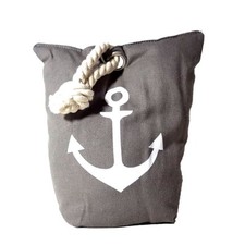 Relaxdays Türstopper Sack Vintage - Sandgefüllter Türsack Mit Griff