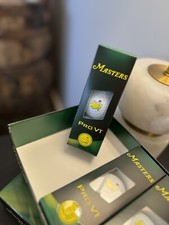 2024 MASTERS Titleist Pro V1 Golf Balls Augusta National NEW - 3 Balls/1 Sleeve