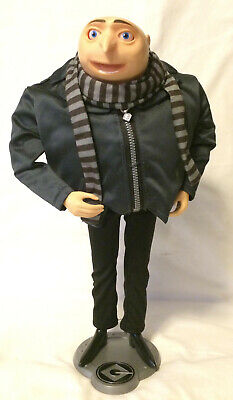 Despicable Me 2 Talking Animated Gru Figure With Base Toys R Us Exclusive 15 Ebay