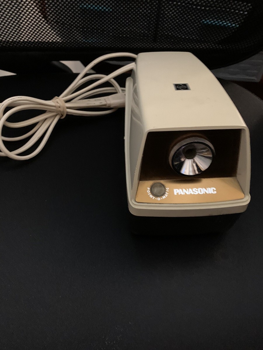 Vintage Panasonic Electric Pencil Sharpener KP-8A Point O Matic 