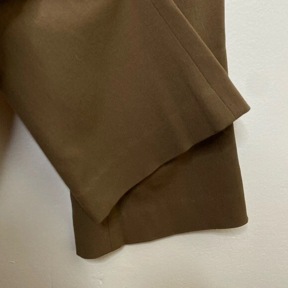 Pantaloni eleganti Miu Miu lana vergine marrone taglia 40 US Small