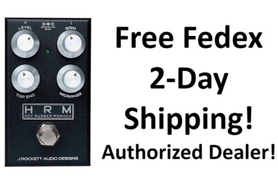 New J Rockett Hot Rubber Monkey HRM V2 Overdrive Guitar New J Rockett Hot Rubber Monkey HRM V2 Overdrive Guitar