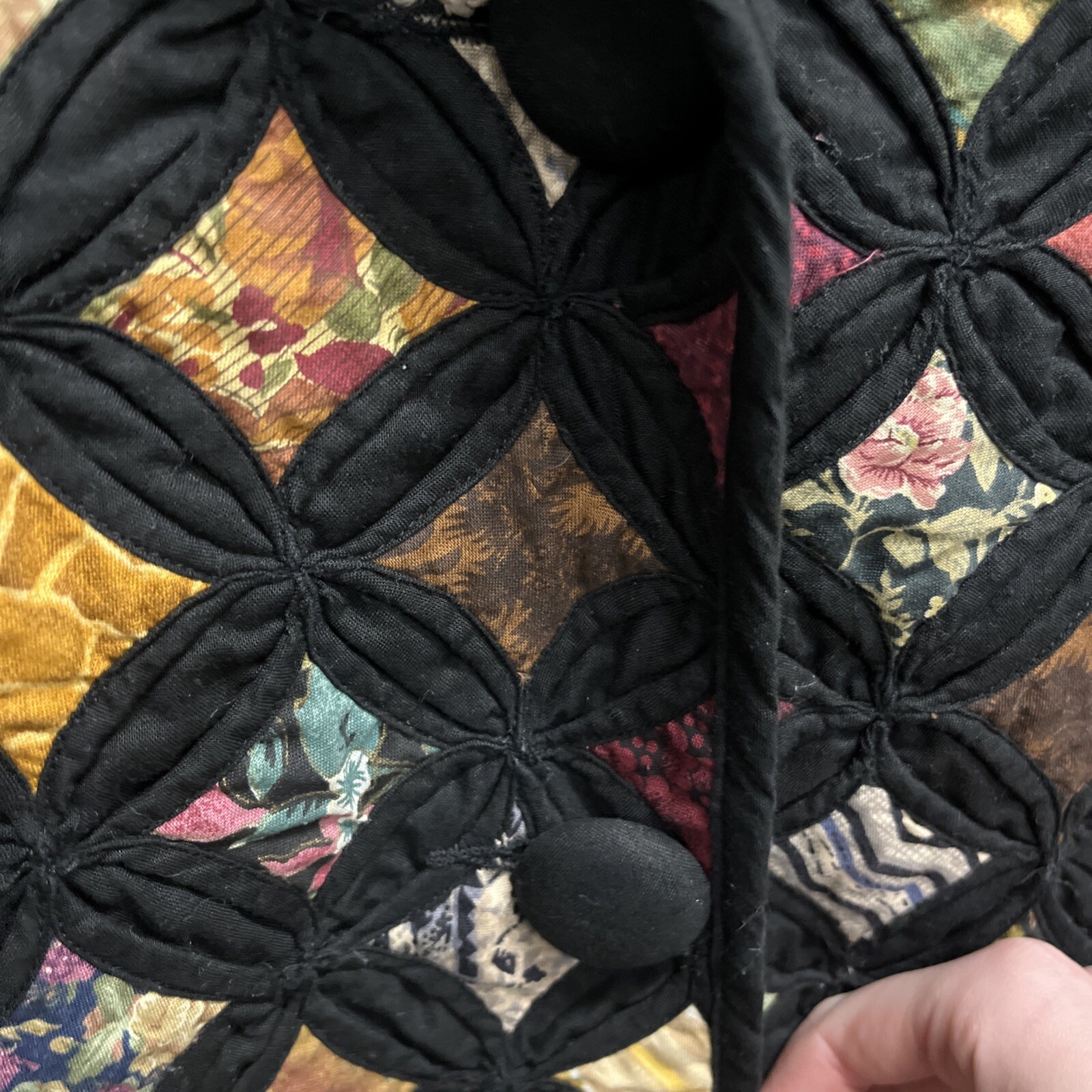 Vintage Donna Sharp 2003 Quilted Pattern Jacket T… - image 4