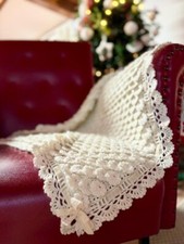 Copertina Neonato Fatta A Mano ad Uncinetto -  Lavorazione Unica Nel Suo Genere 