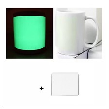 Sublimation Mugs Glow in the dark luminous 11oz heat press printing + Gift Boxes