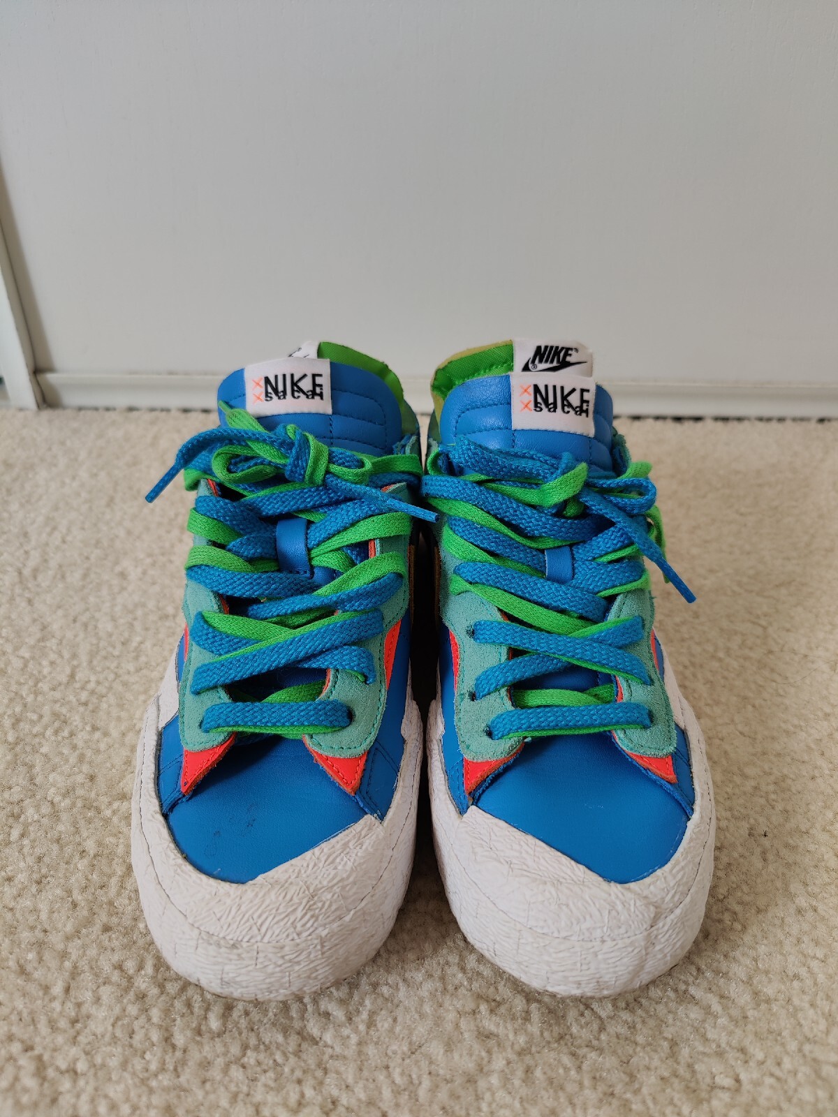 SACAI X NIKE Taglia 7 Nike Blazer Low x KAWS x sacai blu Nettuno 2021 DM7901 400