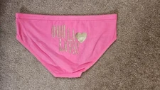 NWT Vintage Victoria's Secret Pink Cotton Hiphugger Ooh La La VS Panty Sz M