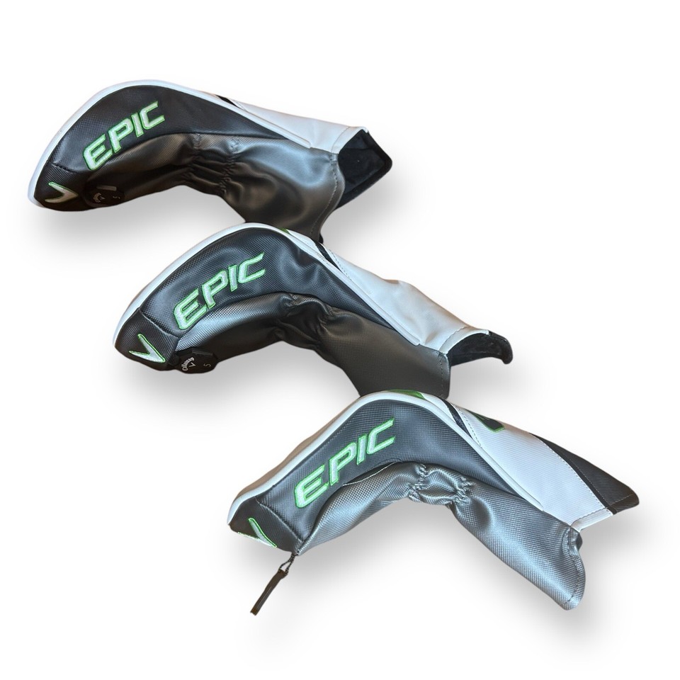 Callaway Golf Epic Golf Head Covers Set Of 3 Fairway Wood Headcover