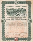 COMPANIA MINES GOLD AND SILVER LA PRECIOUS - ACTIONS 2 PIASTRES 1909 - MEXICO
