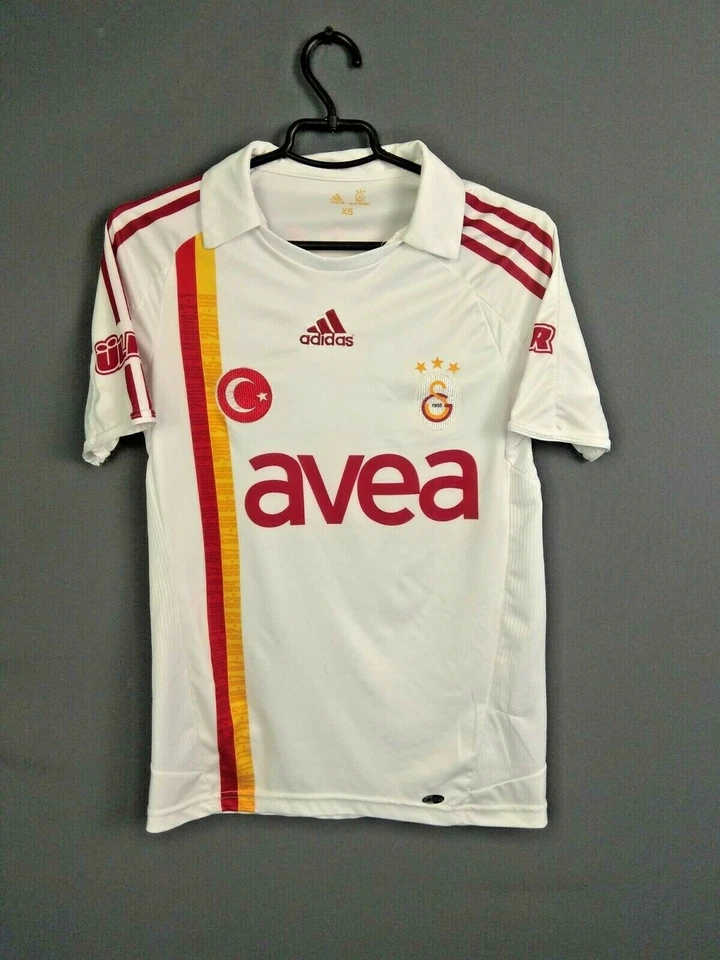 Arda Galatasaray Jersey Authentic 2008 2009 Away XS Shirt Football Adidas ig93 - Image 2 of 4