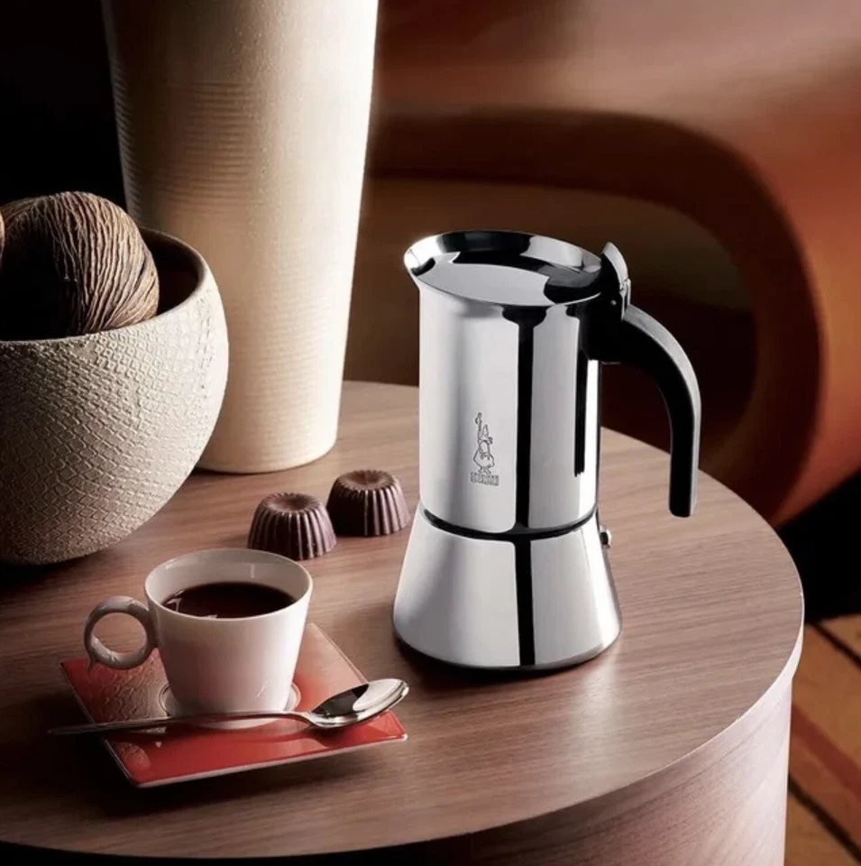 Moka Bialetti Venus Caffettiere In Acciaio Inox Adatta Anche Induzione 4/6TZ - Imagen 4 de 4