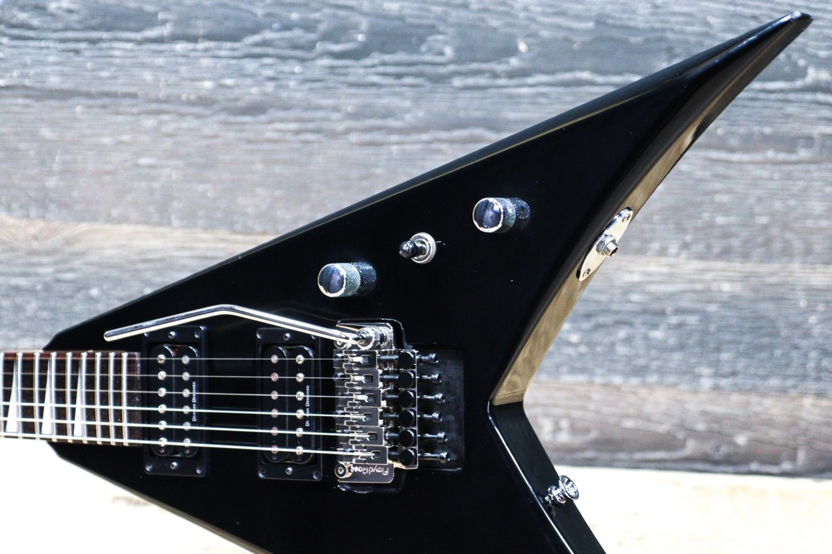 Jackson KV3 King V Black with Original Floyd Rose Bridge Electric