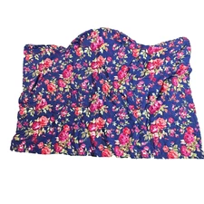 Kids N Such Nursing Cover Up Navy W/ Roses 100% Cotton Breastfeeding