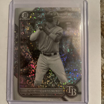 Curtis Mead 2022 Bowman Chrome Black & White Mini Diamond #BCP-223 NrMt