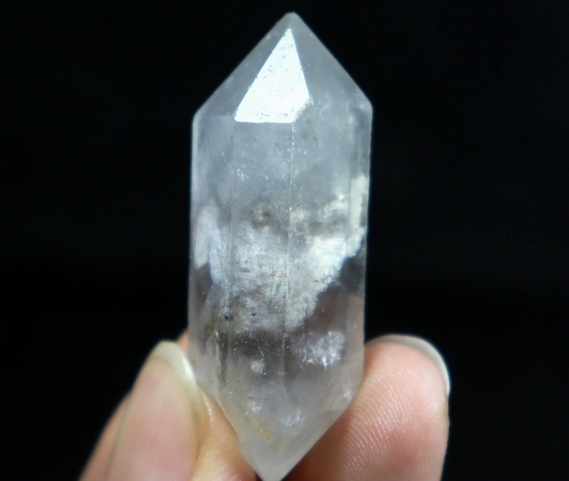 Natural Herkimer Diamond Quartz Crystal Stone Point Healing Mineral Specimen