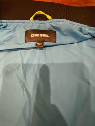 Diesel J-Leaf Jacket XL Extra Large Bomber Black - Picture 14 of 16