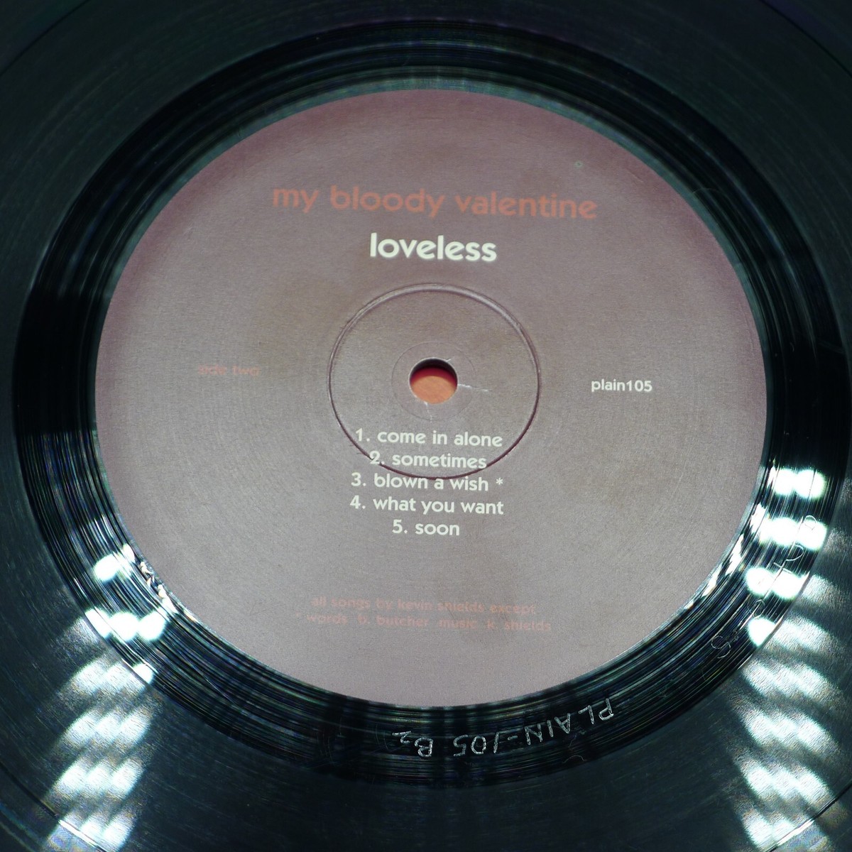 My Bloody Valentine Loveless Gatefold 12” Vinyl LP Plain Records