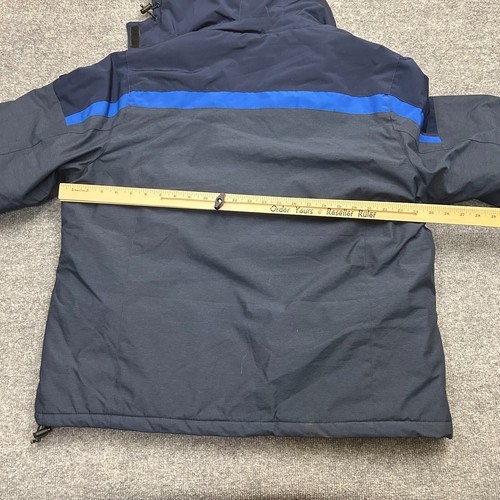 Avalanche Men's XL Waterproof Ski Jacket Parka Coat Insulated Blue Full Zip NEW - Picture 7 of 10
