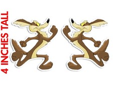4 Inch Set Left Right Wile E. Coyote Funny Gasser Rat Rod Hot Rod Decal 4 Inch Set Left Right Wile E. Coyote Funny Gasser Rat Rod Hot Rod Decal