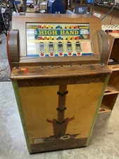 RARE ANTIQUE BALLYS HIGH HAND POKER SLOT MACHINE ELECTRONIC COIN OP OPERATED ASI