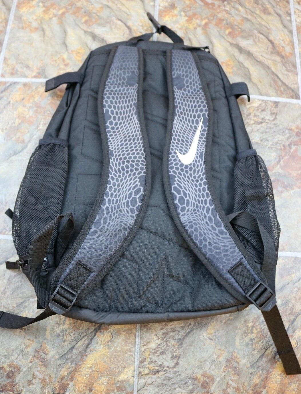 Nike Trout Vapor Baseball Black White School Backpack BA5436011 18" x