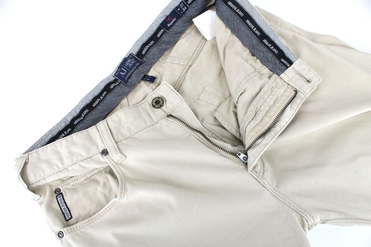 Armani Jeans Pants Men's Pockets US 31 Zip Fly | eBay