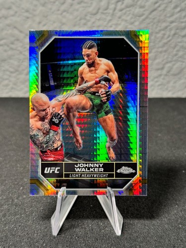 Réfracteur à prisme base UFC chromé 2024 Topps 1 - 200 - COMPLÉTEZ VOTRE SET - PYC - Photo 120/237