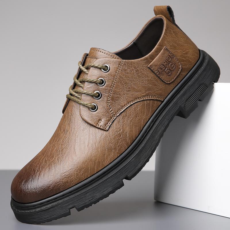 SAOLA Scarpe piatte uomo tempo libero moda retrò pump abito britannico business Oxford con lacci