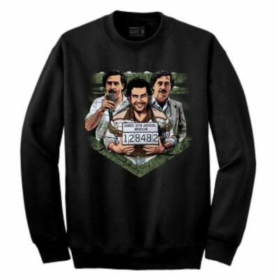 HAPPY様 NEW Streetwear on Demand TRIBUTE PABLO BLACK Crew Sweater SMALL
