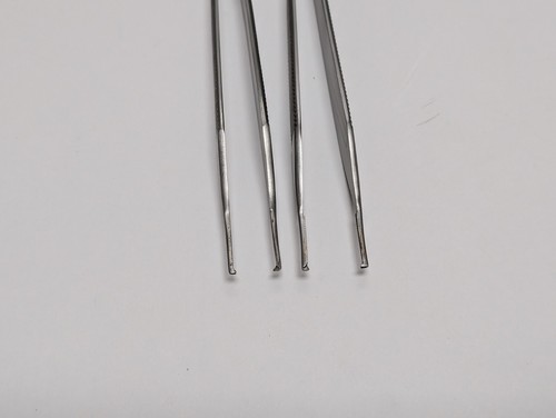 2 pcs. MILLENIUM Surgical 1-122502 Adson Needle Forceps Made In Germany (USED). - Picture 4 of 10