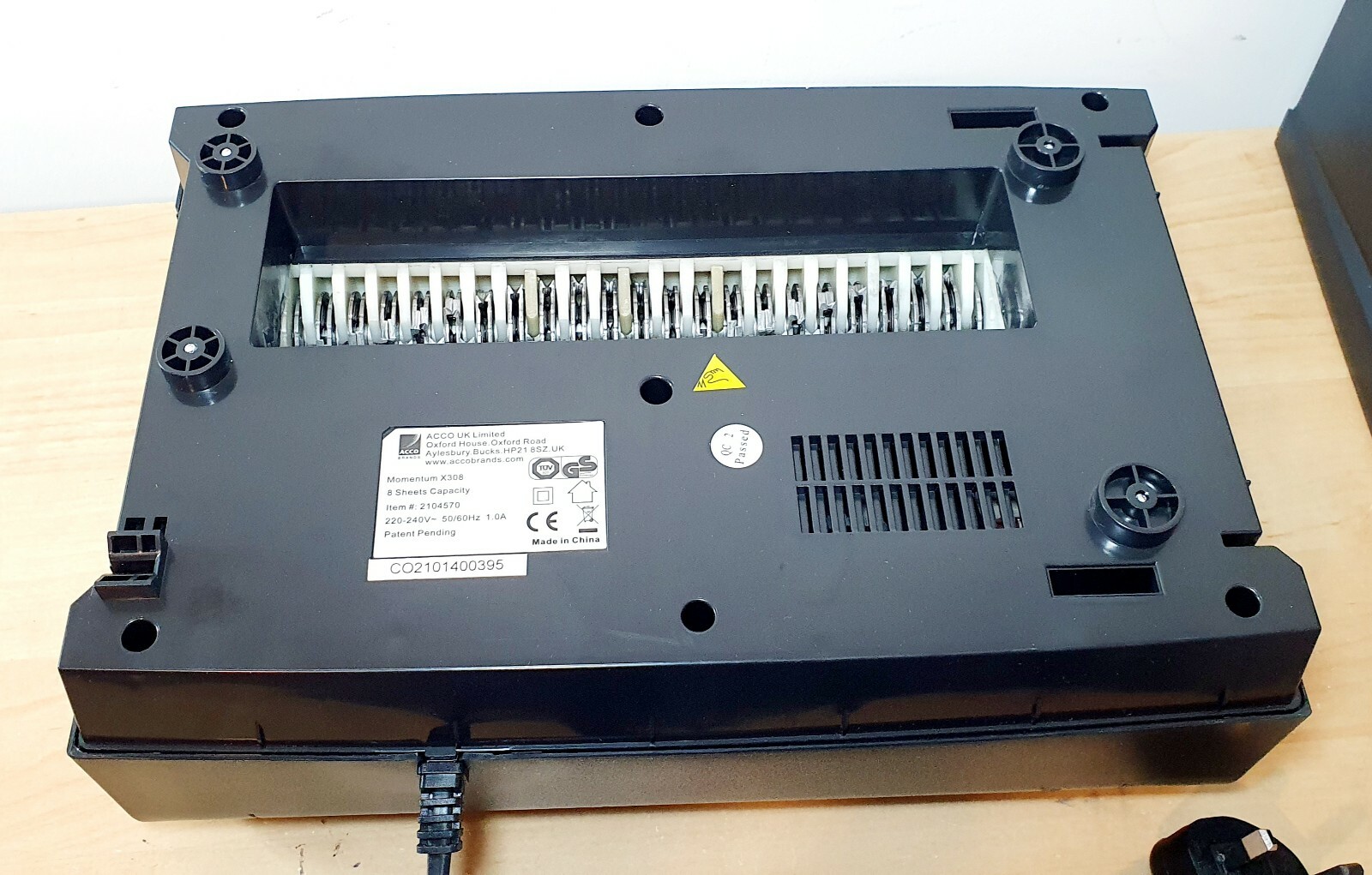 Rexel Momentum X308 Cross Cut Paper Shredder, Shreds 8 Sheets, 15 Litre ...