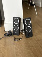 Logitech Z200 2.0 Black PC Computer Speaker System Multimedia