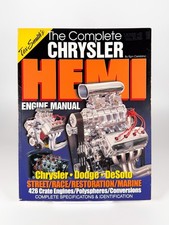 Hemi Complete Chrysler Engine Manual Restoration Smith Ceridono Book Hemi Complete Chrysler Engine Manual Restoration Smith Ceridono Book