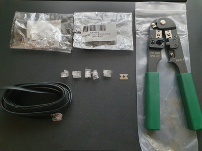 Für Lego ev3 Mindstorms Crimpzange + RJ Stecker mit rechts Schnalle + Kabel