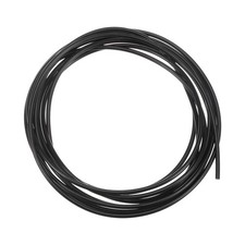 Round Belts 3mm Dia 3 Meters Length Smooth Surface PU Polyurethane Black