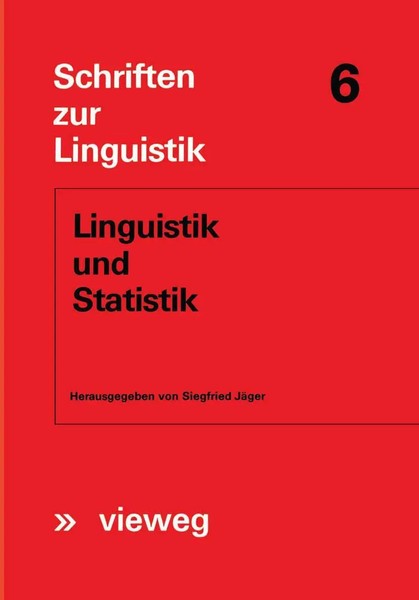 Siegfried JäGer | Linguistik Und Statistik | Taschenbuch | Deutsch | 144 S.-image