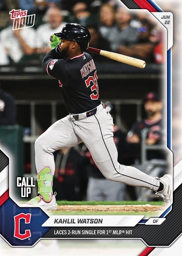 2026 Topps Now 367 Kahlil Watson