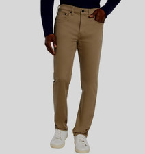 Banana Republic Men's Slim Fit 5 Pocket Pants, Tan, 38x30