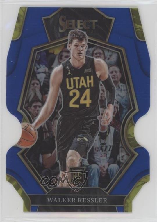 2022 Panini Select Premier Level Blue Prizm Die-Cut 194/249 Walker Kessler 0d94