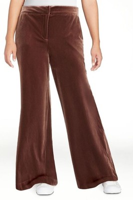Sofia Jeans Women s Velvet Trousers   Size 12, French Roast