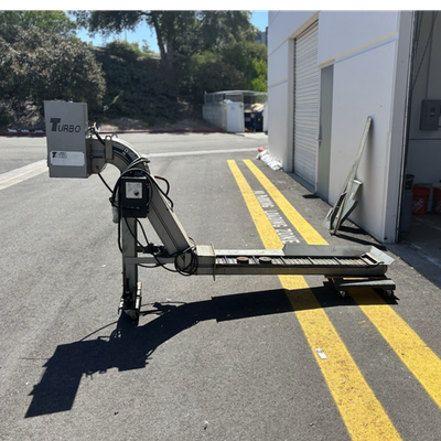 #ad Turbo Systems Incorporated Belt Chip Conveyor w Control Box Model 5475 8819 $500.00