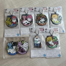 JoJo's Bizarre Adventure Ichiban Kuji Rubber Charm Set Complete Used Japan